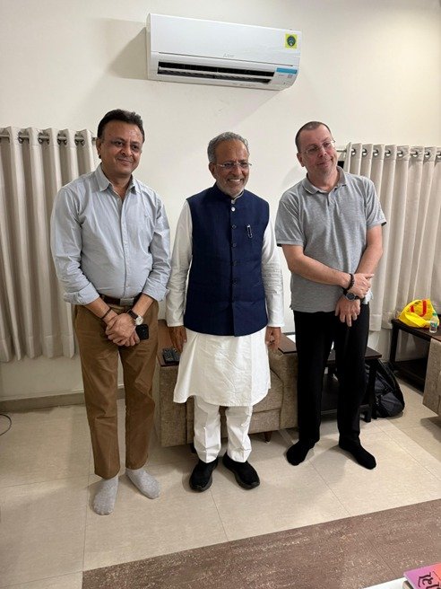 Forschungsminister Bundesstaat Gujarat meeting